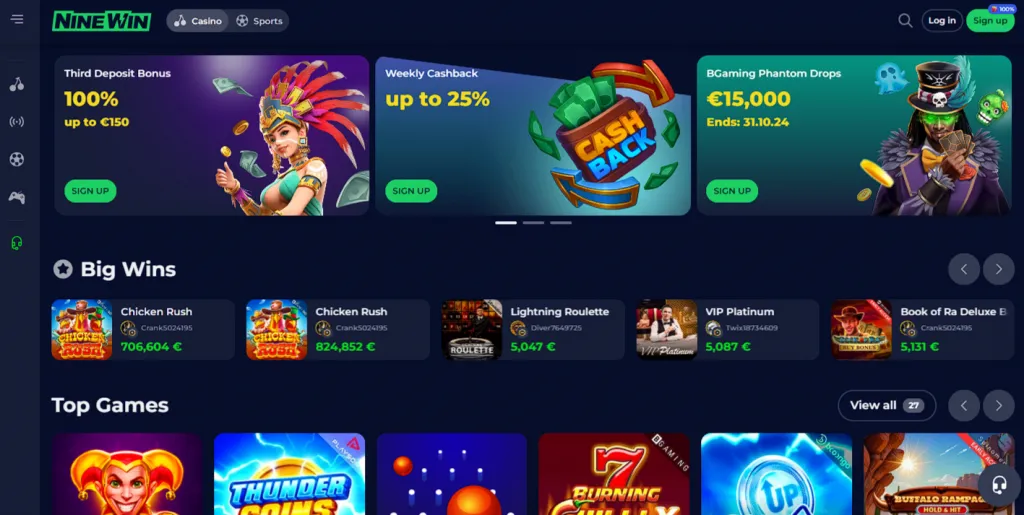 Ninewin Casino in Nederland image 3
